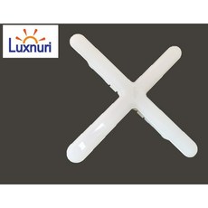 시그마 LED십자등 60W 주광색(하얀빛) 주방등.사무실 교체용, 주광색, 1개