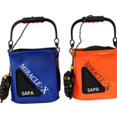 낚시 두레박 사각 휴대용 생활낚시 접이식 두레박 해루질 살림망 미끼통 물고기통 물고기 살림통 보관함