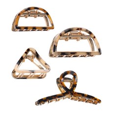 SOOSDA 金屬鯊魚夾4件組