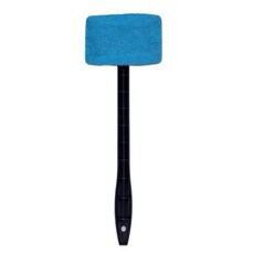 長柄汽車玻璃清潔刷，超細纖維清潔布，可拆卸設計，乾濕兩用，180度旋轉刷頭, 清潔刷 顏色隨機, 1個