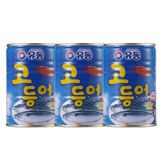 유동 고등어, 3개, 400g