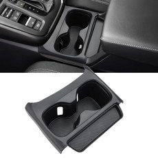 Auovo 컵 홀더 인서트 및 센터 콘솔 매트 혼다 CRV 액세서리 2023 2024 2025 자동차 맞춤형 실리콘 전면 센터 콘솔 컵 홀더 인서트, Auovo 컵 홀더 인서트 및 센터 콘솔 매트 혼다 C