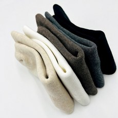 국내생산 따뜻한 무압박 임산부 기모양말 무지 통파일양말 5컬러, 차콜, 1개