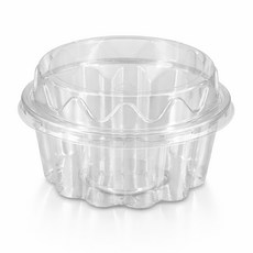 버디팩 빙수용기 중 400ml 화채 과일 샐러드 디저트 용기 케이스, 100세트, 1개