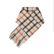 [백화점 정품] 닥스 셔츠 (선물포장가능) 25FW 캐시미어100 하우스체크 머플러 DLW1ACF2101