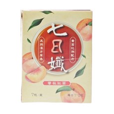 七日孅 蜜桃紅茶 7包入, 7包, 4g