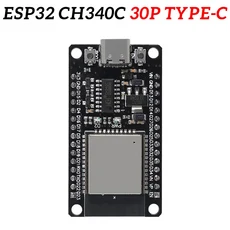 ESP32 개발 보드 CH340C WiFi+Bluetooth 초저전력 듀얼 코어 ESP32-DevKitC-32 ESP-WROOM-32 확장