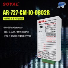 昌運 SOYAL AR-727-CM-IO-0802R TCP轉Wiegand 串列伺服器, 1個