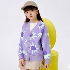 兒童外套 秋冬上新女童2025新款春秋季開衫休閒韓版向日葵圖案女寶寶時髦潮流外套