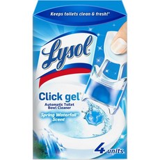 리솔 클릭 젤 자동 변기 세정제 청소 및 상쾌함을 위한 오션 프레시 6개 어플리케이터 포함, 리솔 클릭 젤 자동 변기 세정제, 청소 및 상쾌함을 위