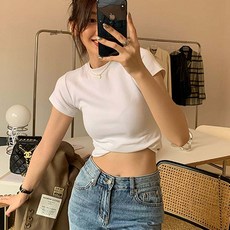 3컬러 레귤러핏 라운드넥 티셔츠 라운드티셔츠, 베이지, S