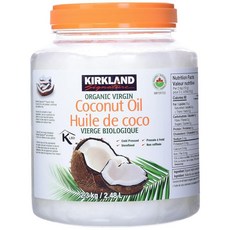 Kirkland Signature 유기농 코코넛 오일 235.4ml(84액량 온스), Kirkland Signature 코코넛 오일 235.