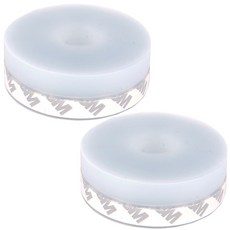 틈새차단 실리콘 문풍지 투명 25mm x 5m 외풍차단 테이프, 2개