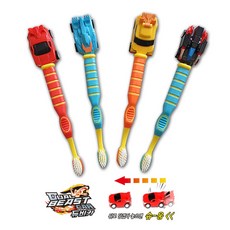 듀비카 풀백카칫솔(랜덤), 4개, 1개입