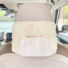 創意柯基屁股車載紙巾盒掛式卡通可愛汽車抽紙盒車內裝飾用品大全, 1個, 【升級加厚款】-泡芙格款