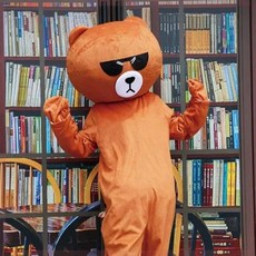 리치힐 인형탈 곰인형 의상 코스튬 164-173cm 코스프레 행사
