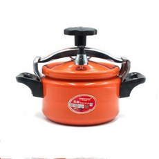 KAISA VILLA 鋁合金壓力鍋, 1個, 18Cm橘色 3L明火電磁通用