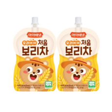 아이배냇 우리아이 처음 보리차, 100ml, 2개