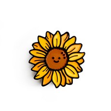 해바라기 몰드 석고방향제 2D 라인 수제몰드 꽃 썬플라워 행운 금전 풍수, 반투명