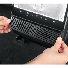 테슬라 뒷좌석 에어컨 송풍구 보호 커버 클립 주니퍼 하이랜드 호환, 블랙, 리어송풍구