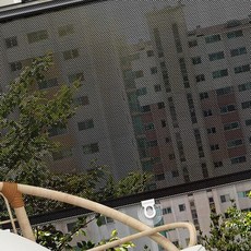 대형 창문 부착형 블라인드 와이드 암막 햇빛 차단 가리개