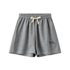 i揪團 兒童糖果色三分短褲 男童女童夏季休閒褲 綁帶寬鬆沙灘褲 中小童純色熱褲