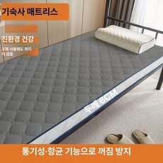 라텍스싱글매트리스 메모리폼 침대 꿀잠 기숙사 바닥, 1cm, 쿨그레이