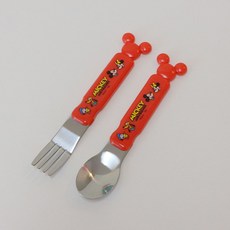 디즈니 유아용 아기 숟가락 포크