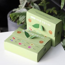 태민농자재 씨드볼만들기 kit 방울토마토 스위트바질 미니해바라기 나팔꽃 봉선화 패랭이꽃 새싹 키트