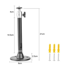 미니 프로젝터 홀더 금속 회사 천장 스탠드 HY300Pro HY320Mini 용 21cm 회전식 벽 브래킷, 02 about 21cm black