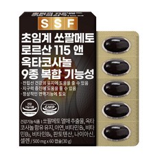순수식품 쏘팔메토 로르산 115 옥타코사놀, 60정, 1개