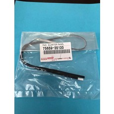 Toyota 정품 부품 - 패드 쿼터 패널 M (75659-35120) 256674, Toyota 정품 부품 - 패드, 쿼터 패널 M (75