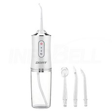 [TV홈쇼핑정품 인포벨]심현섭 독일 도르트 무선 구강세정기 쏘고쏘고 물치실 치아 치간 관리 휴대용 물칫솔, 화이트, WP365