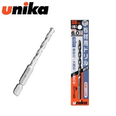 유니카 TJ 6.0 육각 드릴비트 임팩용 타일기리 강화타일빗트, 1개