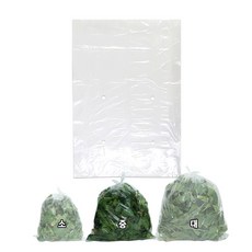 PE무지(중)-타공O (25x35cm) 투명하고 질긴 공용 포장 비닐 봉투 - 200장