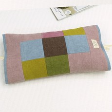 쿠션쿠니 골지 이중끈 베개커버 순면누빔겉커버 + 누빔속커버 메밀 편백 바이오칩 EPP (충전재X)