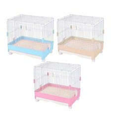 토끼철장 토끼하우스 소동물철장 소동물하우스 미엘펫 원터치 고급 소형 1P tha*25315Ux, 블루, 1개