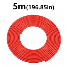 2M/5M10M 자동차 도어 프로텍터 고무 씰 및 가드 스트립 클리어 엣지 트림 스타일링 스크래치 유니버설, 09 red 5m