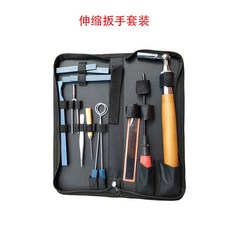 가용 피아노튜닝도구세트 업그레이드 도구 한 목재 조율사 리폼 세트 튜닝도구세트 (색상 분류-자광단목렌치 예정), 1개