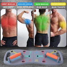 HOTWAVE 휴대용 푸시업 보드 접이식 20 in 1 남성용 홈 헬스 클럽 가슴 근육 운동 근력 훈련 장비용 핸들, HOTWAVE 휴대용 푸시업 보드, 접이식 20 in