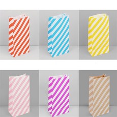 건shop디자인 사선 각대 봉투 1P 컬러, 파랑