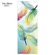 正品高檔瑜伽毯瑜伽布鋪巾瑜伽鋪巾吸汗毯毯巾毛巾瑜伽鋪巾防滑隔臟布, 羽沫【61x183cm】, 1個