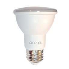나스필 LED PAR20 7W(집중형) E26 불투명, 1개, 주백색