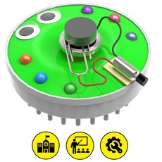 5인세트 원형 진동로봇 교육용 로봇만들기키트 학원 실습 과학 유치원