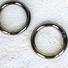 엠비아5 열쇠고리 오링 흑니켈 33mm 키링재료