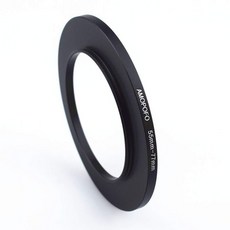 58-67mm 금속 링/필터용 58mm ~ 67mm 스텝업 링 매트 블랙 전기 도금 마감의 CNC 가공 스페이스 알루미늄으로 제작 모든 58mm 카메라 렌즈 및 67mm 액, 55~77mm 스텝업 링 어댑터