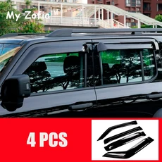 만리벽 탱크 300 2023 자동차 측면 윈도우 바이저 바람 태양 비 디플렉터 블랙 쉴드 커버 액세서리, 01 No Logo - 4 PCS, 01 No Logo - 4 PCS