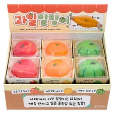 과일 말랑이 12개(박스) 스퀴시 주물럭 말랑모찌 스트레스해소