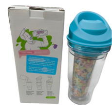 便攜式塑料穀物杯, 1個, 500ml