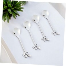 판촉물 기프트용품 B2B 7day 나뭇잎 티스푼4p세트, 본상품